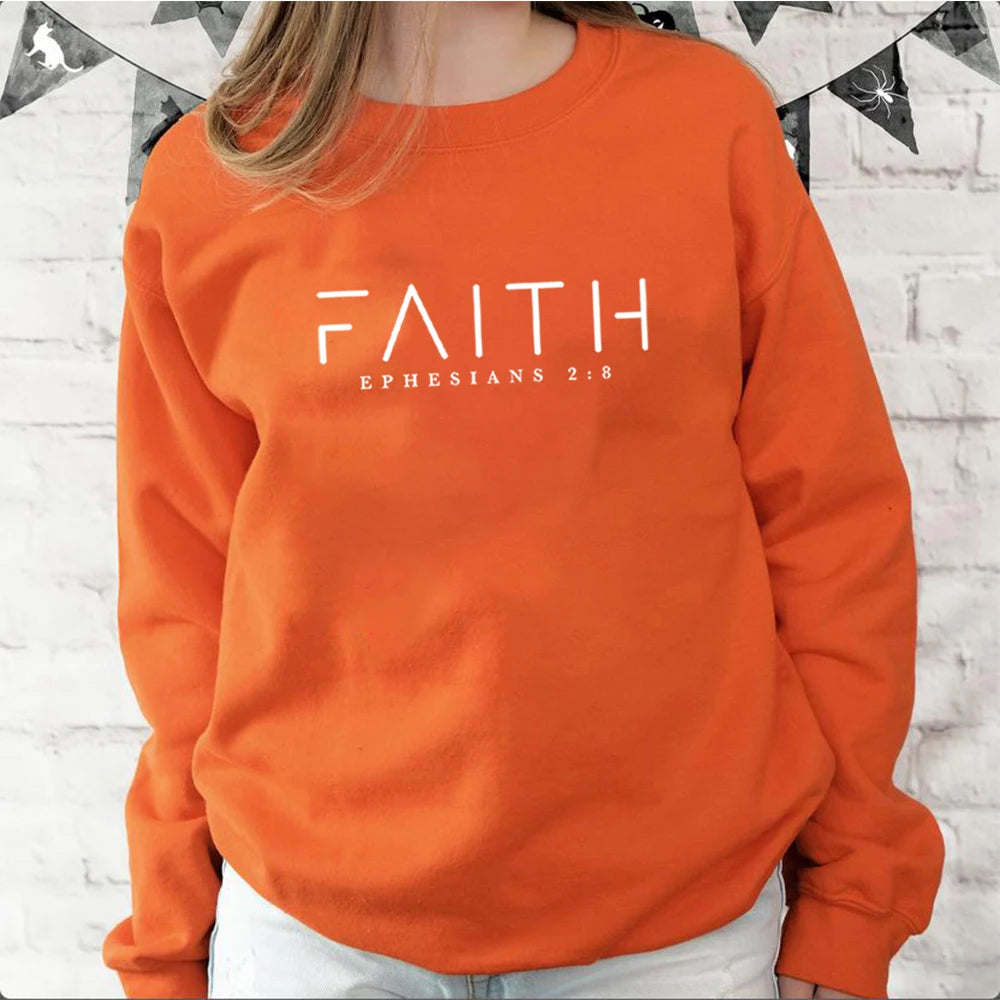 Faith Ephesians 2:8 Sweatshirt