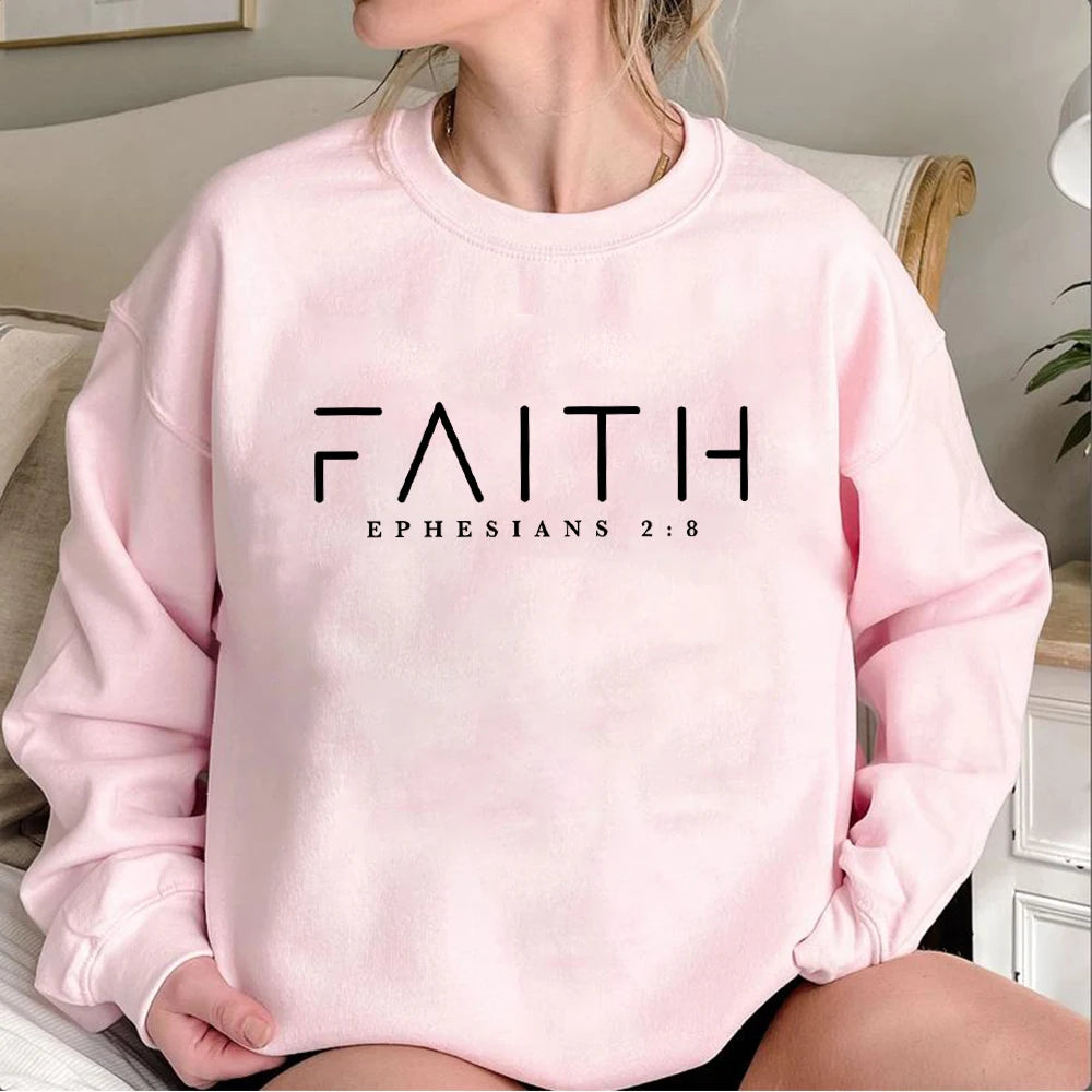 Faith Ephesians 2:8 Sweatshirt