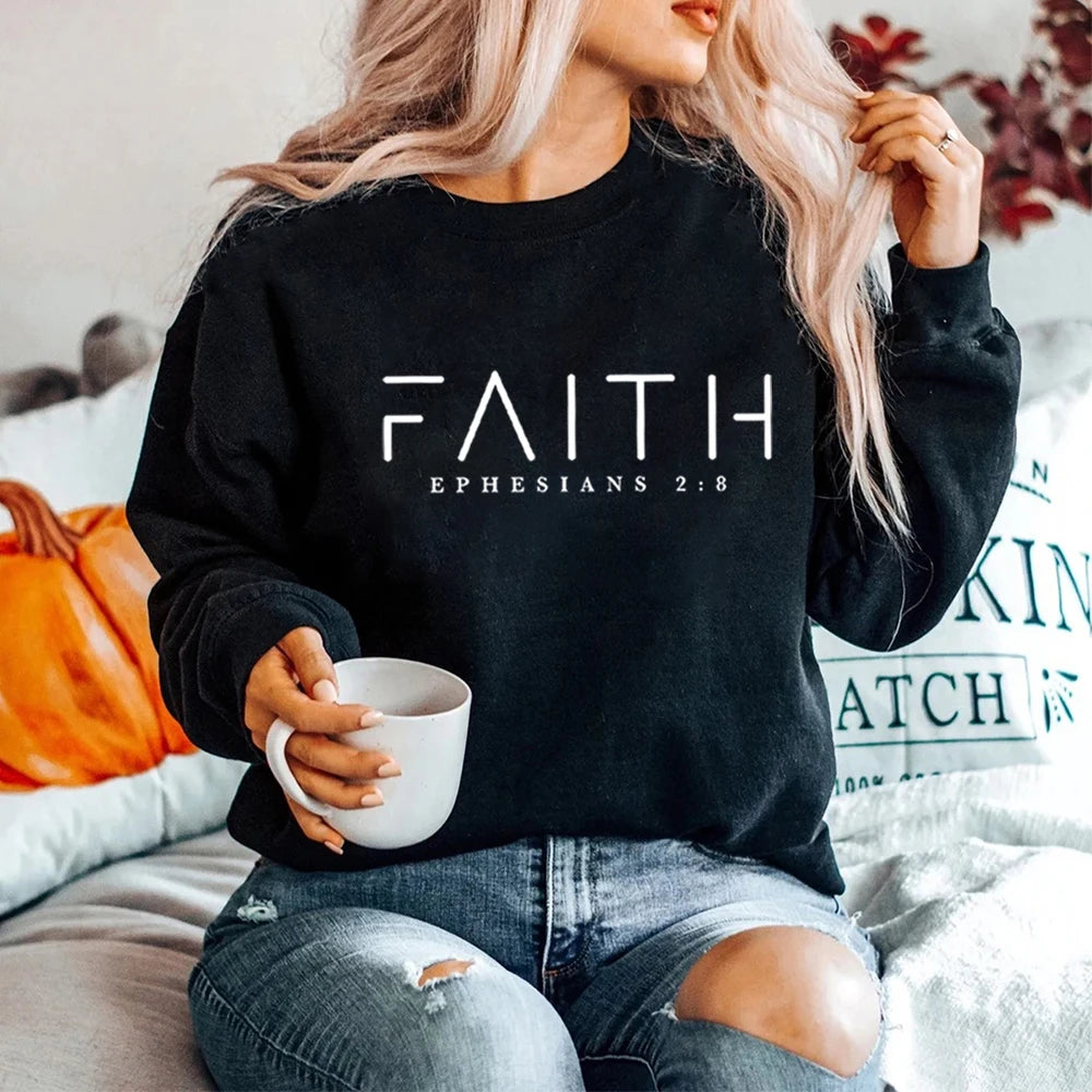 Faith Ephesians 2:8 Sweatshirt